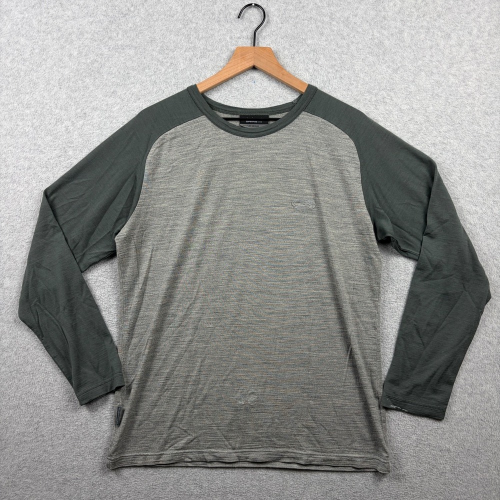 Icebreaker Shirt Mens Medium Merino Wool Superfine 190 Base Layer New Zealand